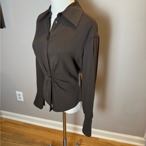 Equipment Bennet Gathered Front Shirt - NWT - Picture 6 of 9